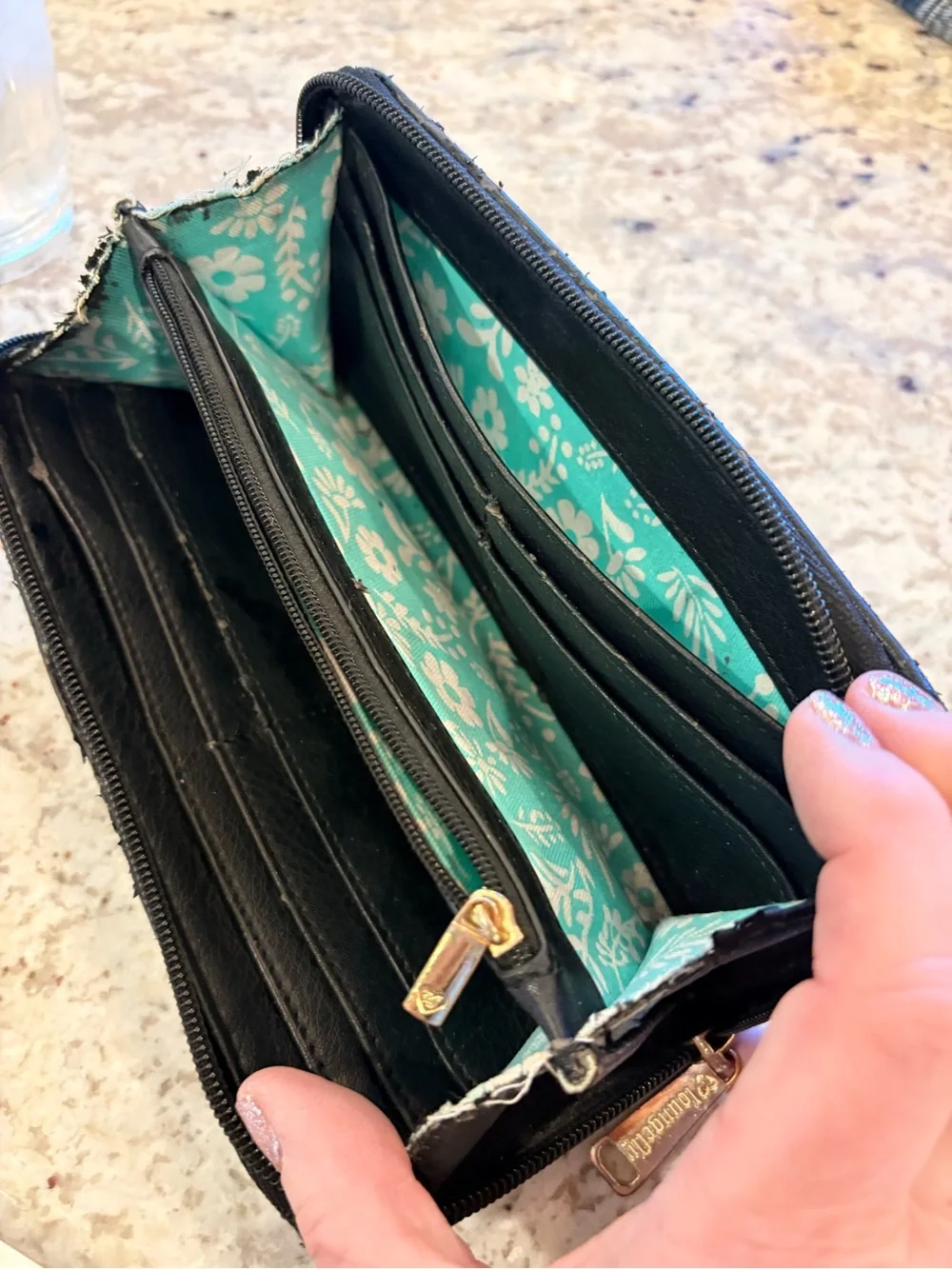 Loungefly black zip